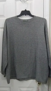 Grauer gerippter Herrenpullover Oberteil, Größe 2X - Bild 1 von 7