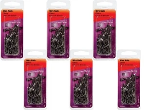Wire Nails 1.25" x 16, Steel, Bright 1.75 oz - Hillman Fasteners 122555 (6-PACK) - Picture 1 of 3