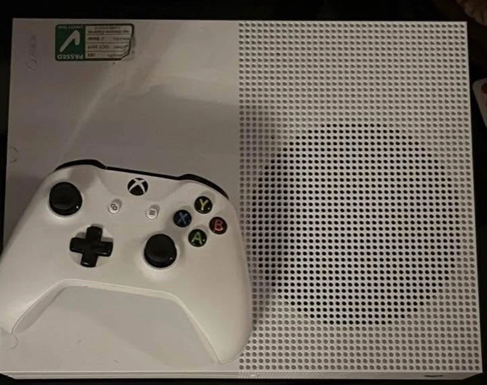Microsoft Xbox One S 500GB Console with Wireless Controller - White - Image 1 of 1