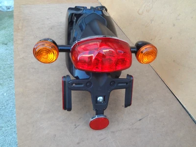 Triumph Thruxton 2017-2020 rear fender mudguard & tail light T2304679 / T2302379 - Image 1 of 4