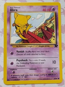 Abra - 49/82 - Team Rocket - Pokemon Karte - Bild 1 von 2