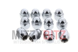 STEEL WHEEL NUTS BEVELLED FOR MITSUBISHI RVR N23W 2.0 - Picture 1 of 6