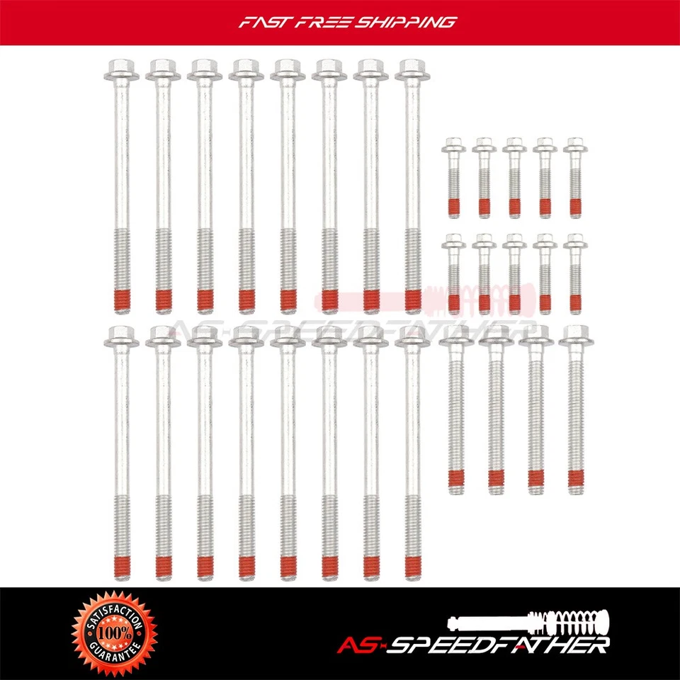 For Avanti II Buick Cadillac Chevrolet GMC Savana 1500 06 Head Bolts 5.3L 4.8L - Image 1 of 4