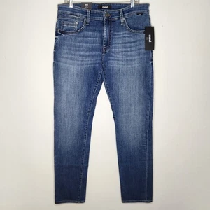 Mavi Jake Slim Leg Denim Jeans Herren 33×34 (passt 34×34) Blau Neu mit Etikett - Bild 1 von 12