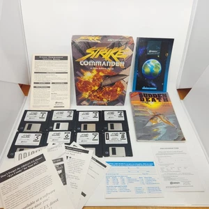 Strike Commander - Big Box PC Game - 3.5” Disks - Complete CIB - Picture 1 of 12