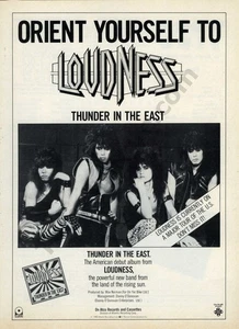 1985 Loudness Band Album Debut Vintage MAGAZINE PRINT AD Fan Xmas Gift! (4722) - Picture 1 of 1