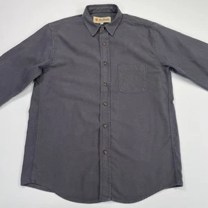 Camisa de Trabajo Mollusk Surf Shop Un Bolsillo Talla Grande Gris Abotonada - Imagen 1 de 13