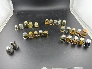 27 - Metal Souvenir Thimbles - Picture 1 of 7