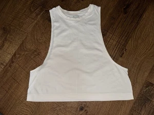 NEU! ATHLETA OFF WHITE IN MOTION CROP TANK TOP! XS - Bild 1 von 3
