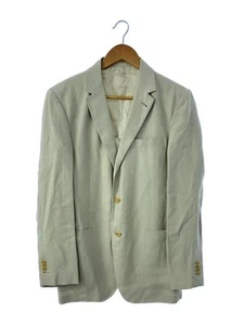 LOUIS VUITTON tailored jacket 52 linen Beige RM111M Used - Picture 1 of 6