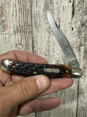 USA Made PARKER FROST (By Schrade ) 1978-5 Pocket Knife Little Bandit Linerlock - Image 1 of 4
