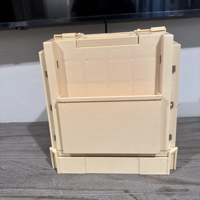 Caja desplegable Singer Home Nociones de costura en el pecho con asas de mano vintage años 80 Foto 1 de 4