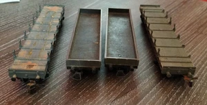Jouef Playcraft HO/ OO Gauge 4x Bogie Wagon Bundle - Model Railway Stock - Picture 1 of 3