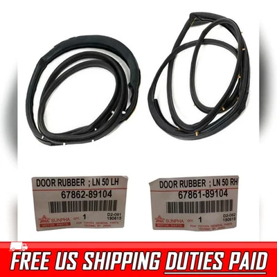 Sello de goma para puerta resistente al clima para camioneta Toyota Hilux LN50 LN56 RN55 1984-1988 Foto 1 de 4