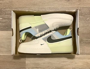 Nike Air Force 1 Low React Sail Black Barely Volt DM0573-101 Men’s 11.5 - Picture 1 of 12