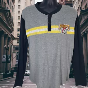 Pittsburgh Pirates Men's Fanatics Brand Long Sleeve Shirt Size XL - Picture 1 of 1