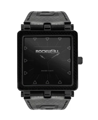 NUEVO EN CAJA Reloj Pulsera Rockwell FIBRA DE CARBONO CUERO FANTASMA NEGRO LIMITADO Foto 1 de 2