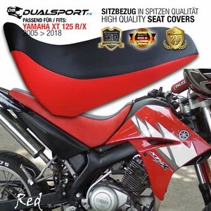 SITZBEZUG, Seat Cover,Coprisedile passend für YAMAHA XT 125 X/R RED by DSFX - Bild 1 von 4