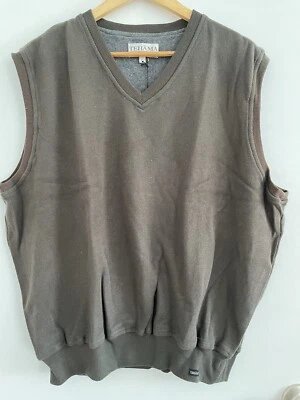 Chaleco Tejido Golf Vintage Tehama Clint Talla XL Estilo Oliva #202092 100% Algodón Nuevo Foto 1 de 4