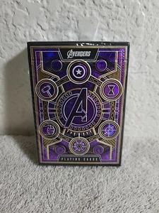 Marvel Avengers Playing Cards Deck - Theory 11 Purple Poker Size Deck -New - Picture 1 of 1
