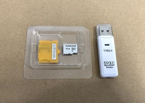 Olympus MASD-1 XD picture card adapter with 16GB memory card and reader. - Picture 1 of 3