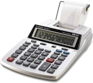 CANON P23-DH V Calculator Clock Calendar Printing 2 Color Print Adding Printer - Picture 1 of 2
