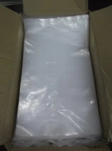 100 bolsas de polietileno transparentes 6 x 10 2 mil gruesas parte superior abierta - Imagen 1 de 2