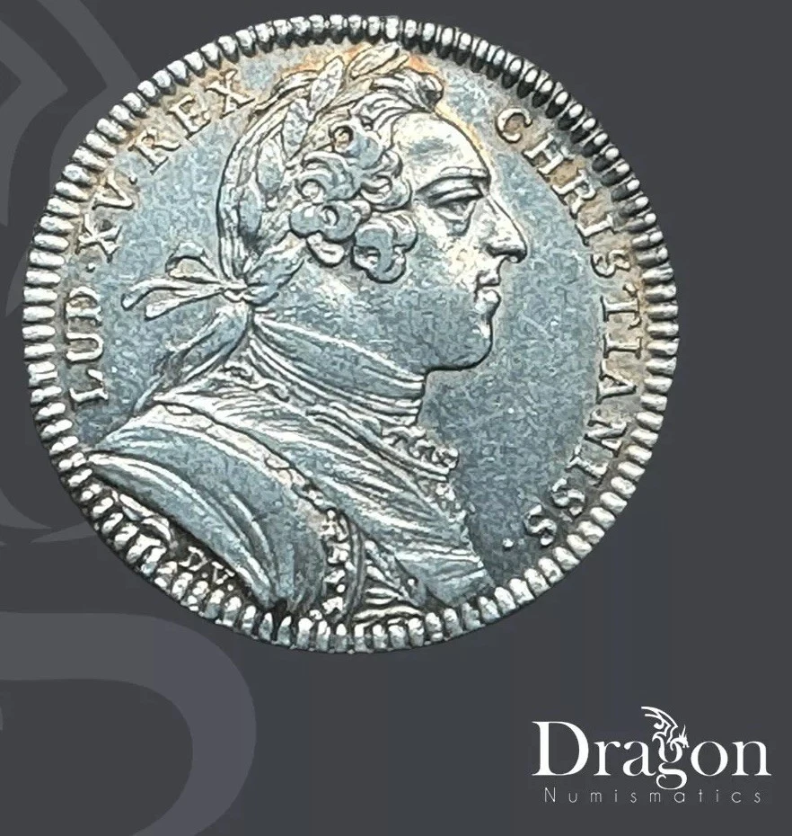 1731年 フランス 1/2エキュ銀貨 1731年 フランス 1/2エキュ銀貨