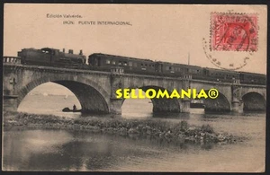 POSTAL 1920 IRUN PUENTE INTERNACIONA GUIPUZCOA VALVERDE HAUSER Y MENET TCP00120 - Imagen 1 de 2