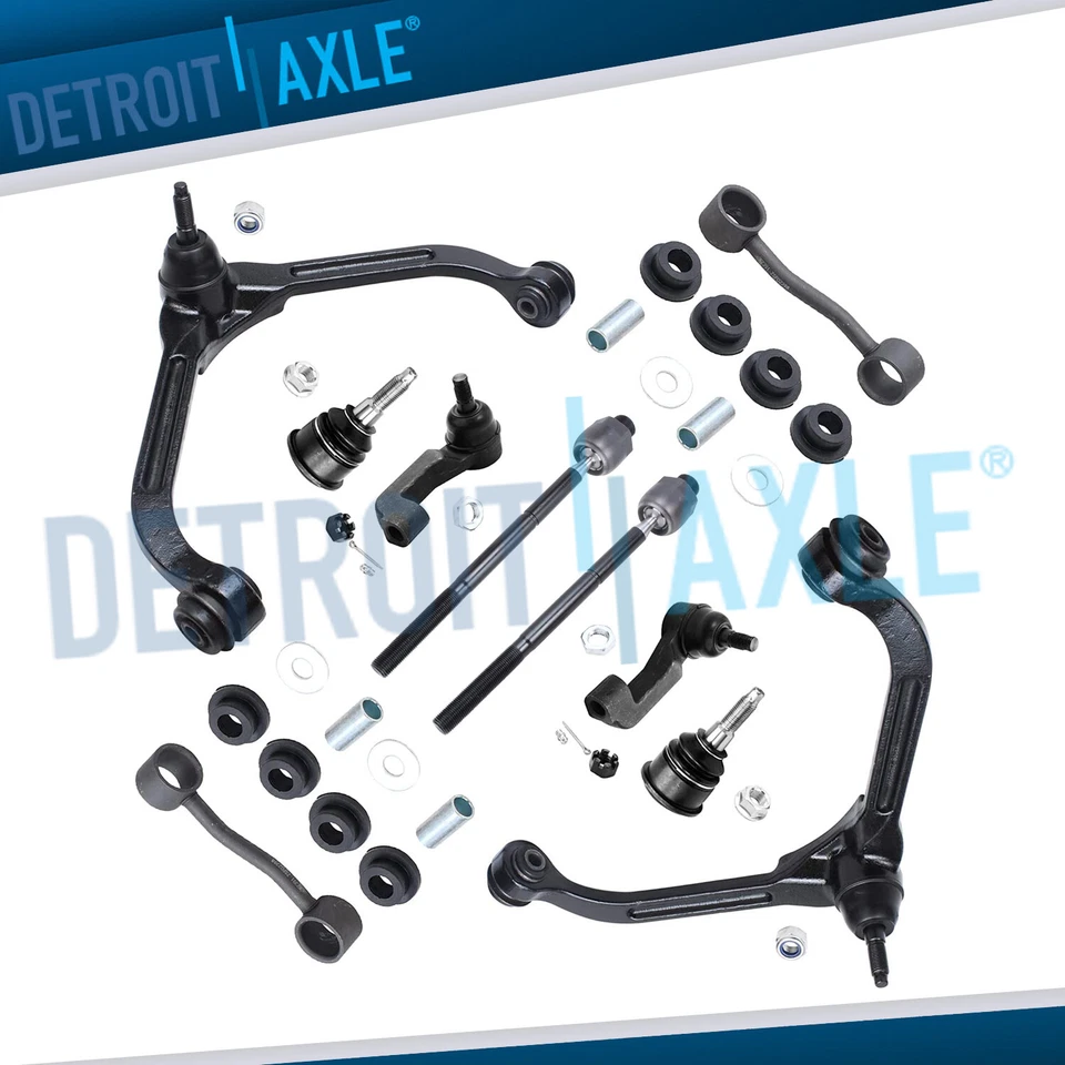 10pc Front Upper Control Arm Suspension Kit for 2002 2003 2004 Jeep Liberty - Image 1 of 4
