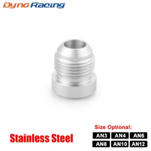 AN3 AN4 AN6 AN8 AN10 AN12 Male 304 Stainless steel Weld On Bung Fitting - Picture 1 of 19