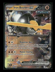 Iron Boulder ex 099/162 Temporal Forces DOUBLE RARE Holo Pokemon Card NM - Picture 1 of 2
