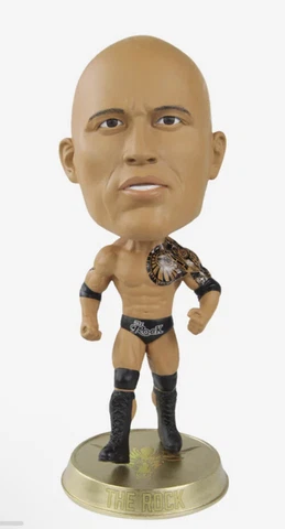 The Rock WWE Variant Bighead Bobblehead Bobble Dwayne Johnson /72 NIB SOLD OUT Cover