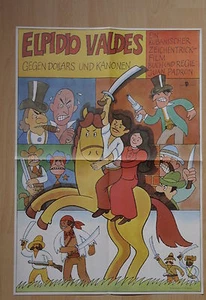 (D125) DDR-Kinoplakat ELPIDIO VALDES GEGEN DOLLARS UND KANONEN 1985 - Picture 1 of 1