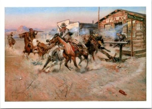 Postal Humo de un arte .45 de Charles Marion Russell 6x4 - Imagen 1 de 2