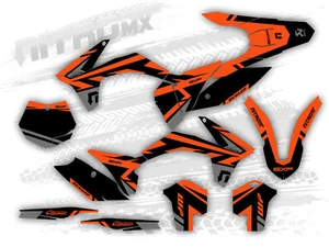 NitroMX Graphic Kit for KTM SX SXF 125 250 350 450 2011 2012 Decals Motocross MX - Picture 1 of 1