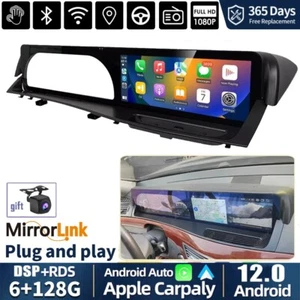 12.3" 6+128gb Car Radio Stereo Gps Carplay For 05-13 Mercedes Benz S W221 - Picture 1 of 23