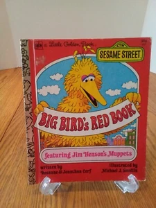 Big Bird's Red Book Little Golden Book Sesamstraße Jim Hensons Muppets - Bild 1 von 3