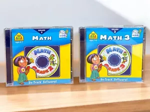 School Zone Grade 2 & 3 Math "On Track Software" CD (Windows & Mac compatible) - Picture 1 of 4
