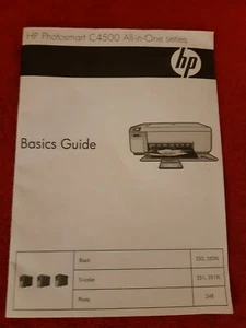 HP Photosmart C4500 All-in-one Series (Manual ONLY!!) - Picture 1 of 1