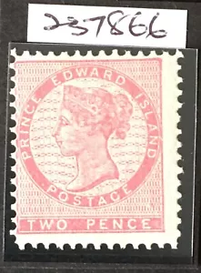 Prince Edward Island 1870 SG22 2d Rose Pink Variety Frame Break RPSL Certificate - Picture 1 of 5