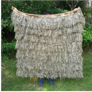 Camouflage Camo Net Hunting Hide Ghillie Army Military Dry Grass Hay 3D Blind - Picture 1 of 10