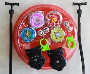 Light Up Metal Master Fusion Rapidity Fight Beyblade Battle W/ Stadium Launcher - Picture 1 of 6