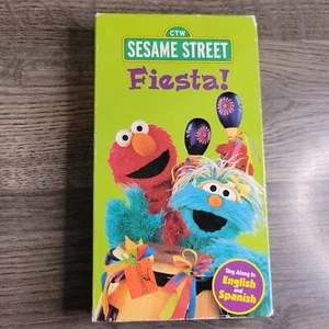Sesame Street Fiesta Kids Guide to Life VHS 1998 English And Spanish - Picture 1 of 10