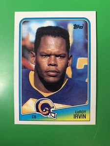 1988 Topps Leroy Irvin UER Los Angeles Rams #298 - Picture 1 of 2