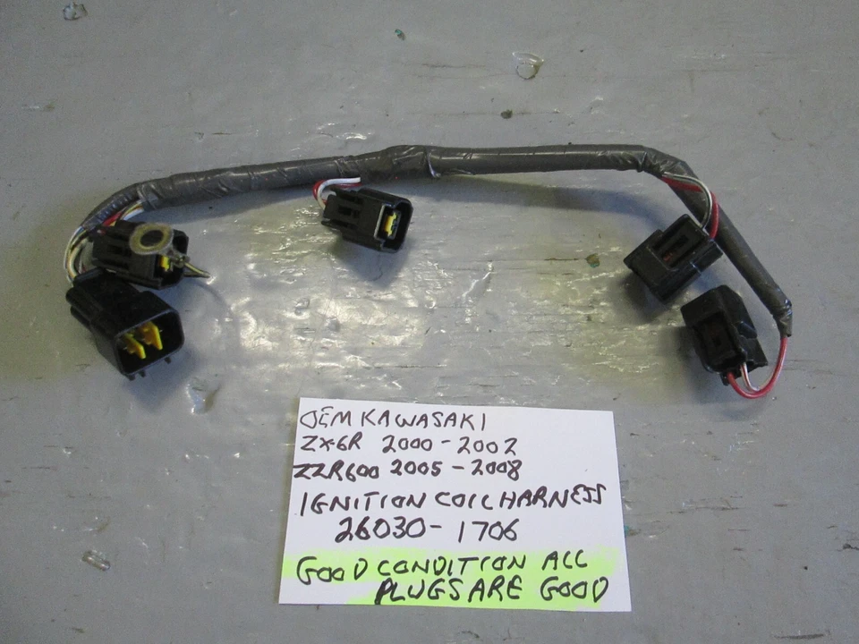 Arnés bobina de encendido ZX-6R NINJA 2000-2002 / 2005-2008 ZZR600 26030-1760 Foto 1 de 4