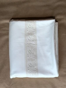 Timas La Fenice 720 Thread Count Satin Ivory/King Duvet /Three Euros/Sheet Set - Picture 1 of 17