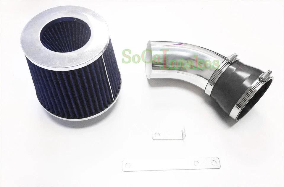 Black Blue Air Intake System Kit&Filter For 1996-99 BMW 318i 318iS 318ti Z3 1.9 - Imagem 1 de 1