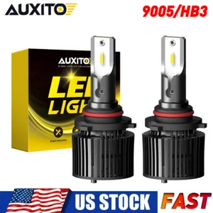 AUXITO 9005 LED Headlight Bulb High Lo Beam Conversion Kit 16000LM White 50W EON - Picture 1 of 12