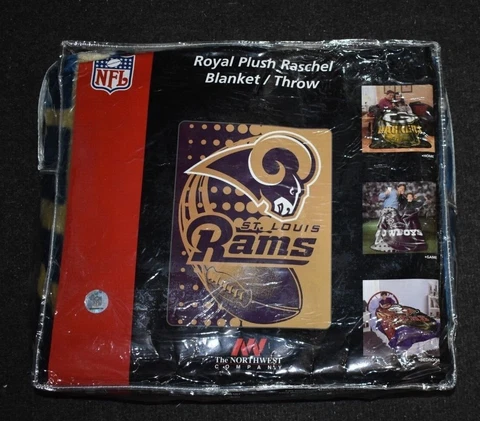 ST. LOUIS RAMS NFL SPORTS 60"X80" ROYAL PLUSH RASCHAEL THROW/BLANKET Cover